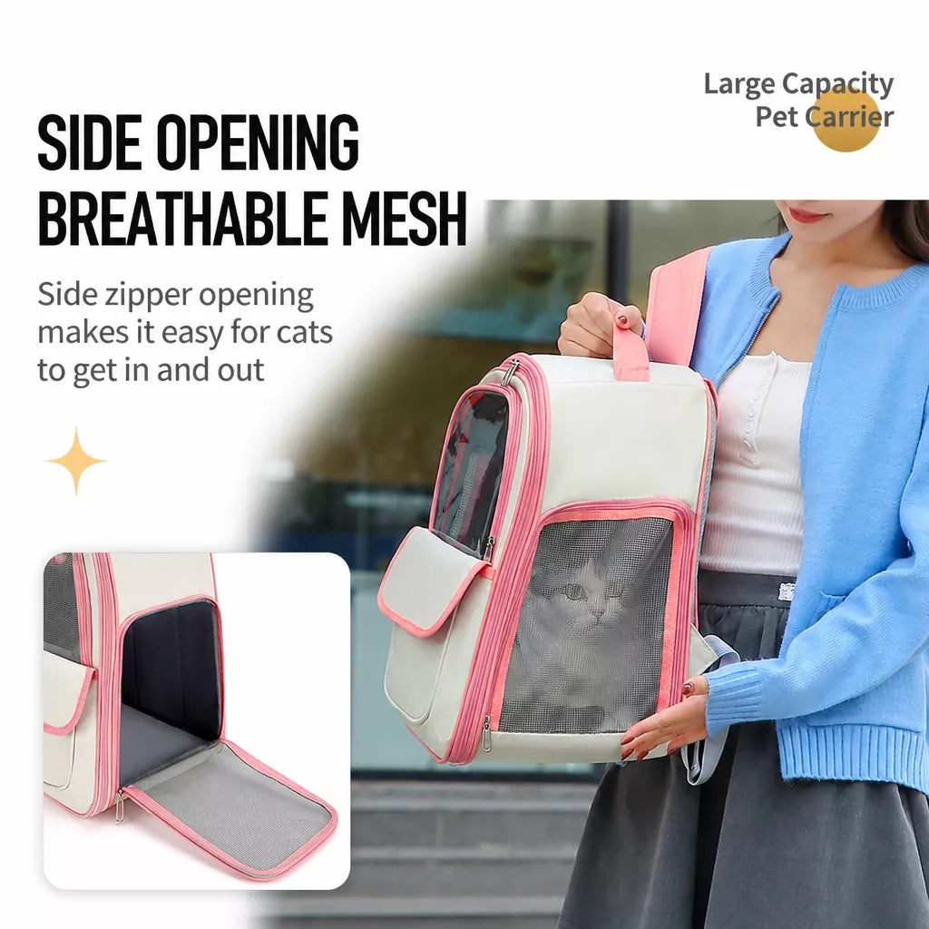 Mesh Cat Carrier Backpack — design and construction details