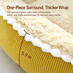 Corduroy Bolster Pet Bed — design and construction details