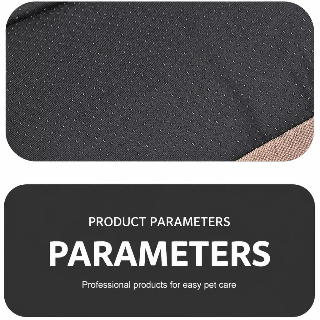 Faux Leather Pet Car Bed — design and construction details