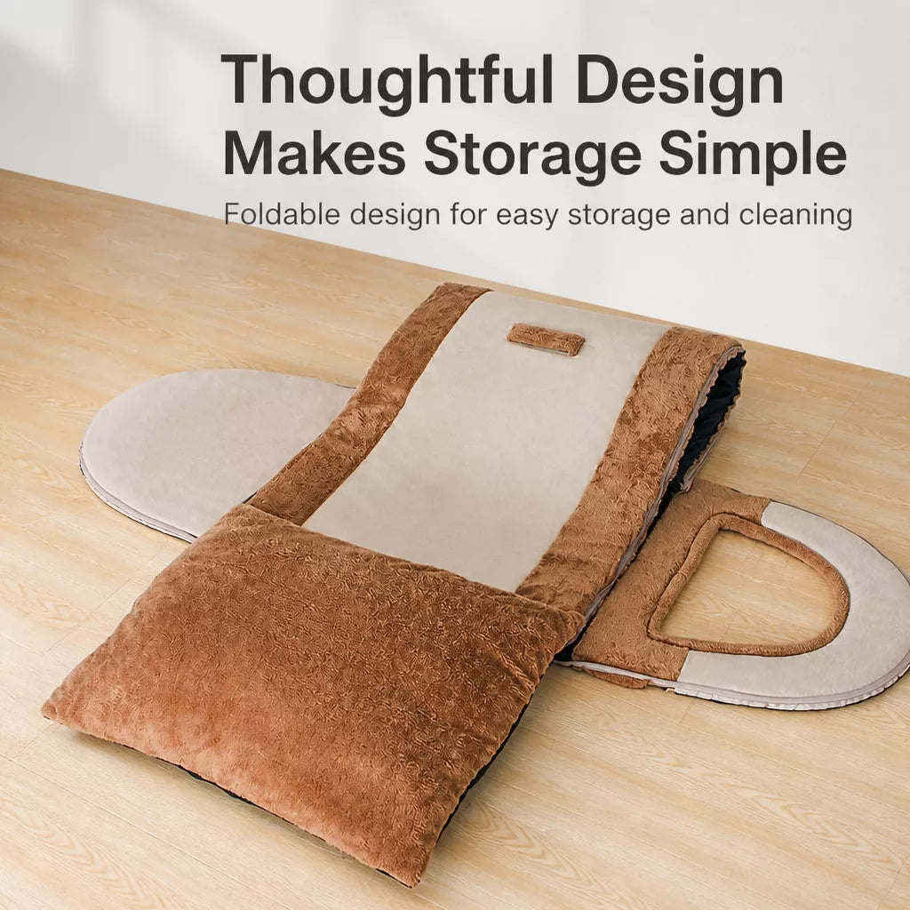 Fold-Flat Plush Pet House — design and construction details