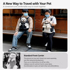 Mesh Front and Back Pet Carrier with Supportive Base - product detail