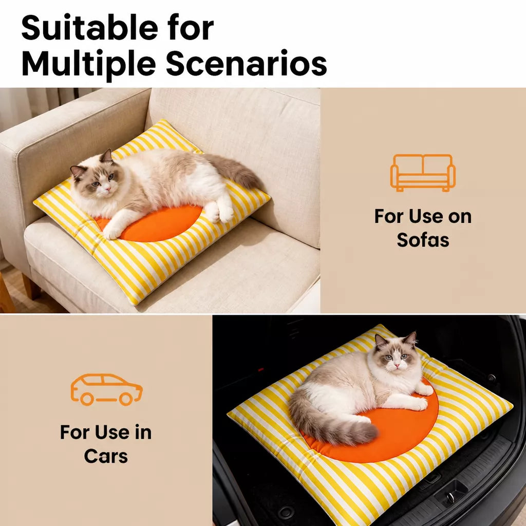 Pet Bed Mat for Dogs, Cats & Rabbits