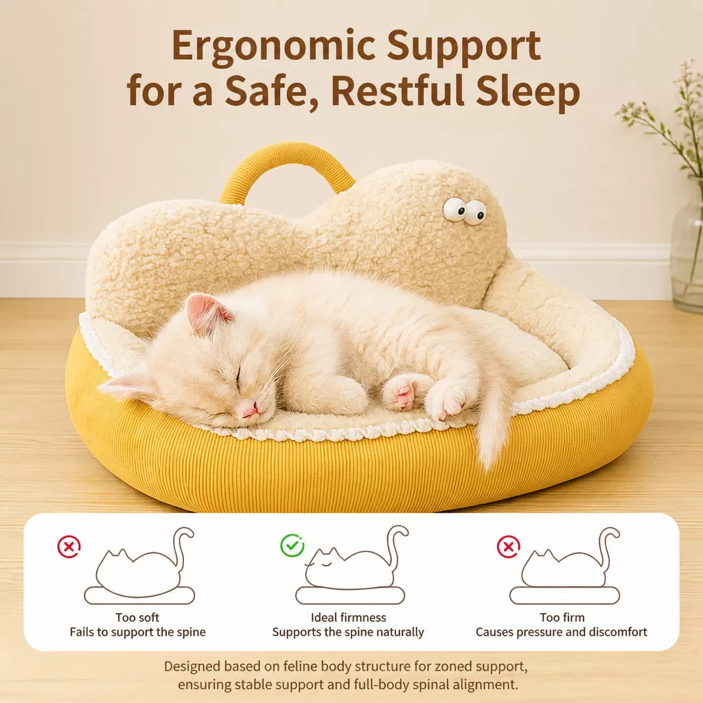 Corduroy Bolster Pet Bed — design and construction details
