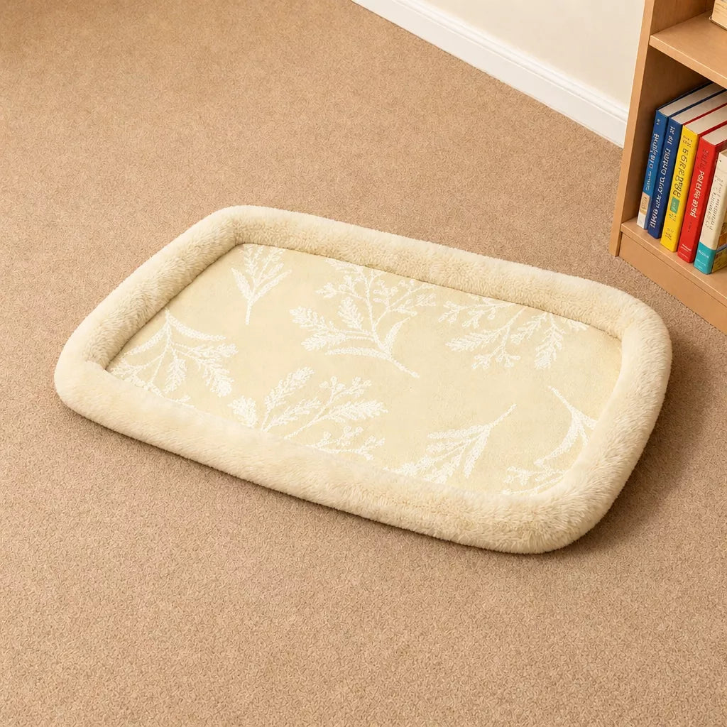 Quilted Plush Pet Bed — design and construction details