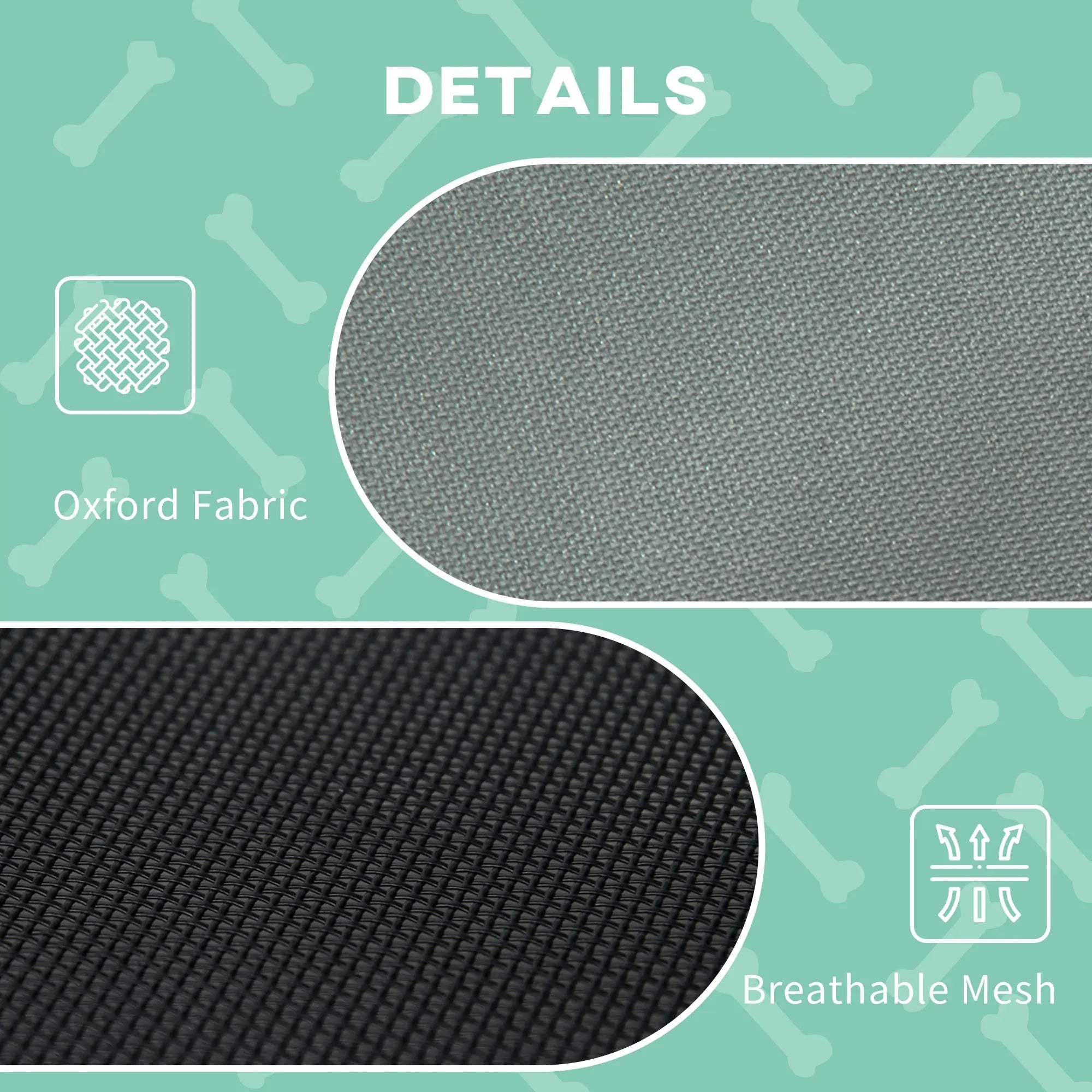 Oxford fabric and mesh detail — W2225P173791