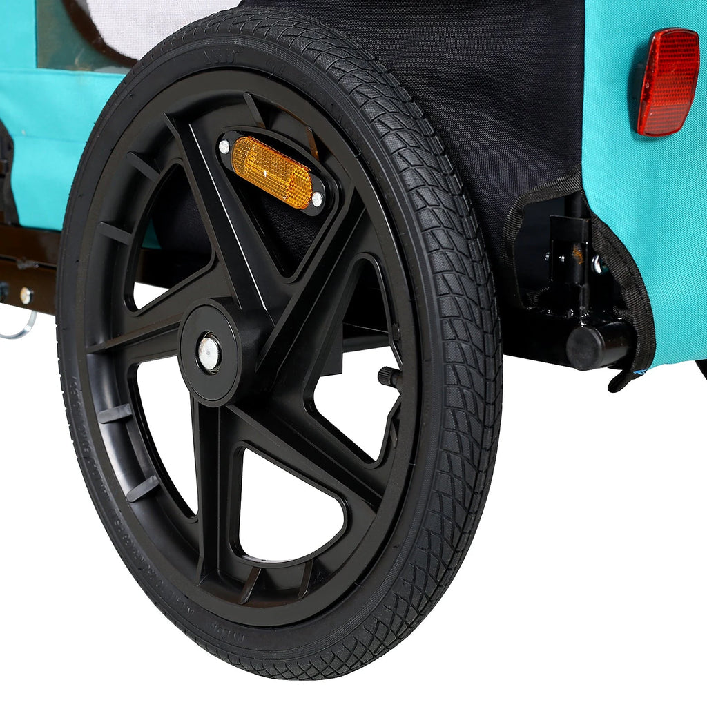 Trailer tire and wheel detail