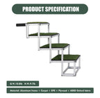 Foldable aluminum dog car stair specifications