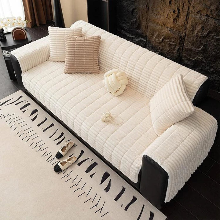 Fleece couch cover product view 1