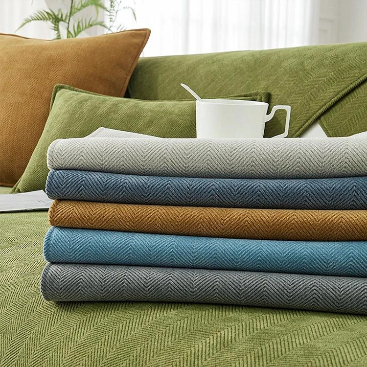 Chenille couch cover product view 4