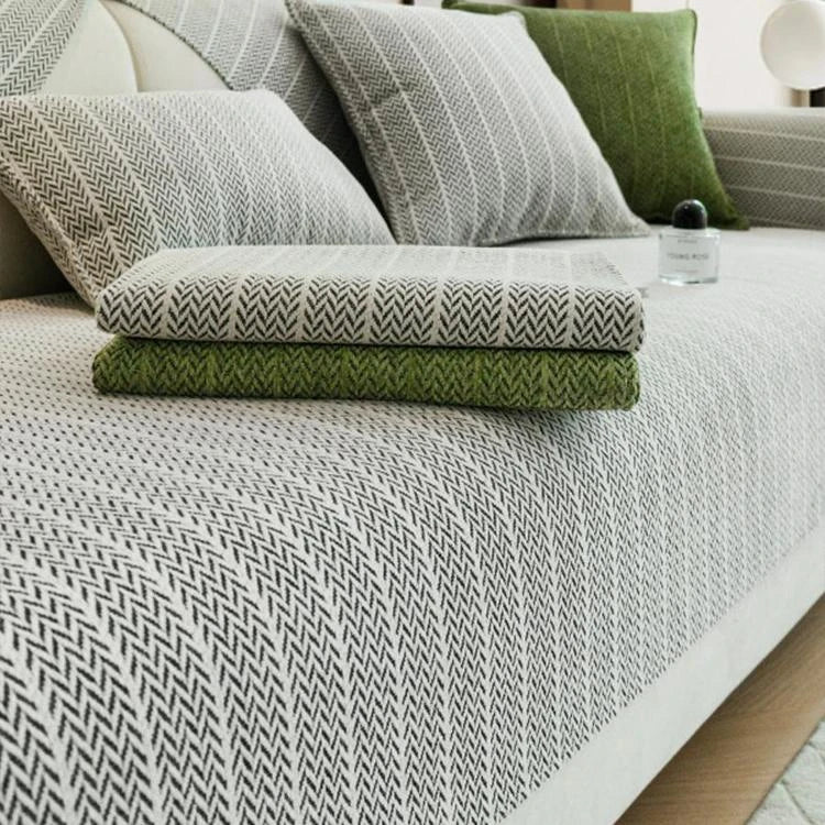Chenille couch cover product view 1 Main image