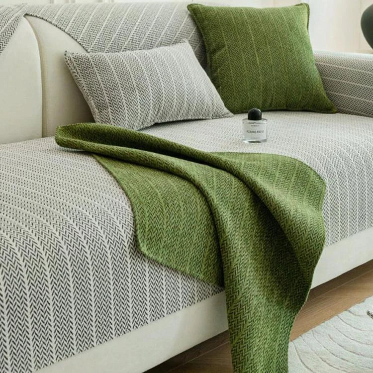 Chenille couch cover product view 2