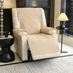 Khaki Brushed Fabric couch cover variant
