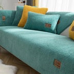 Faux Sherpa couch cover product view 3