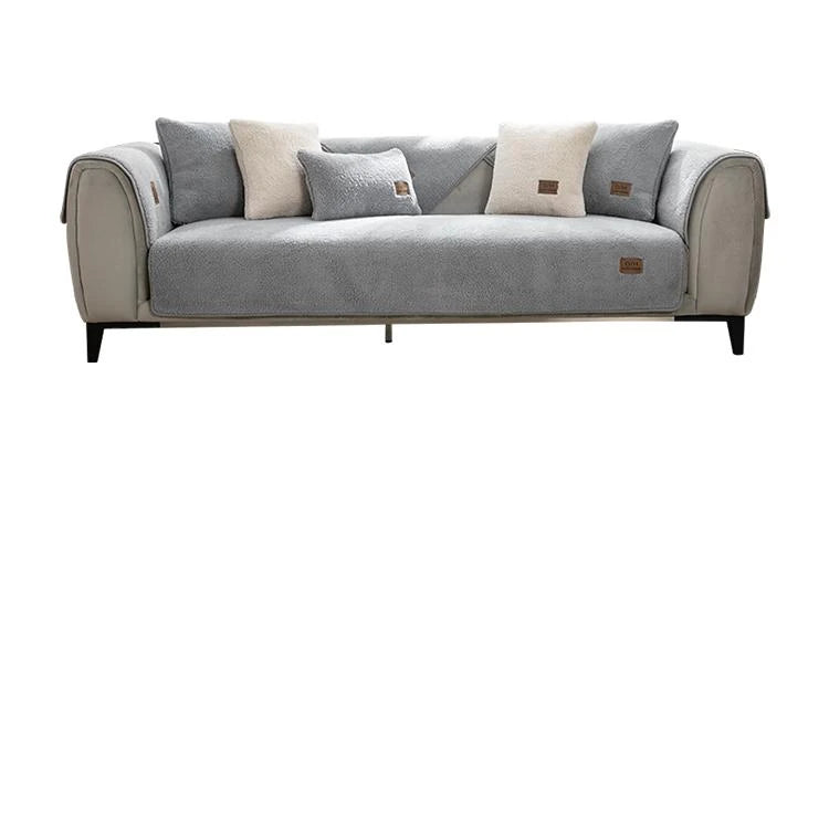 Faux Sherpa couch cover product view 5