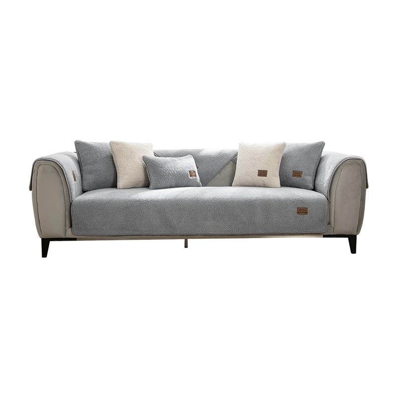 Faux Sherpa couch cover product view 6