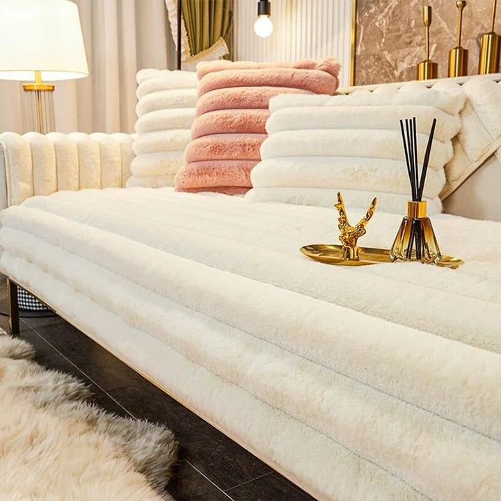 Polyester couch cover product view 1