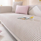 Khaki Ice Silk couch cover variant