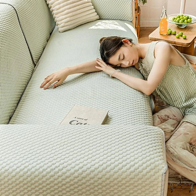 Ice Silk couch cover product view 1