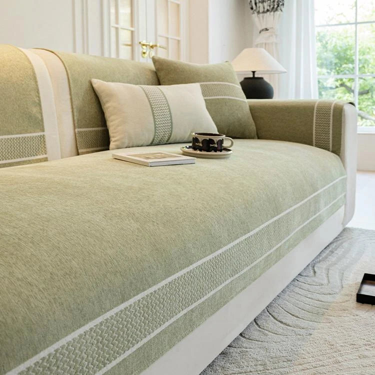 Chenille couch cover product view 1 Main image
