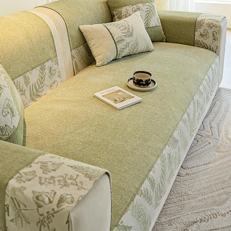 Chenille couch cover product view 1 Main image