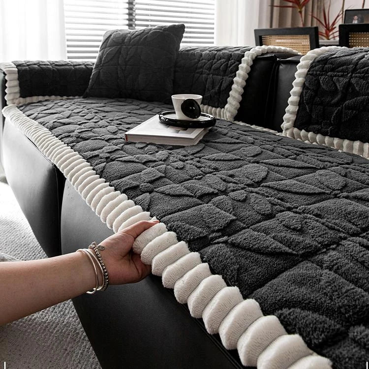 Fleece couch cover product view 1 Main image