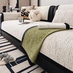 Chenille couch cover product view 1