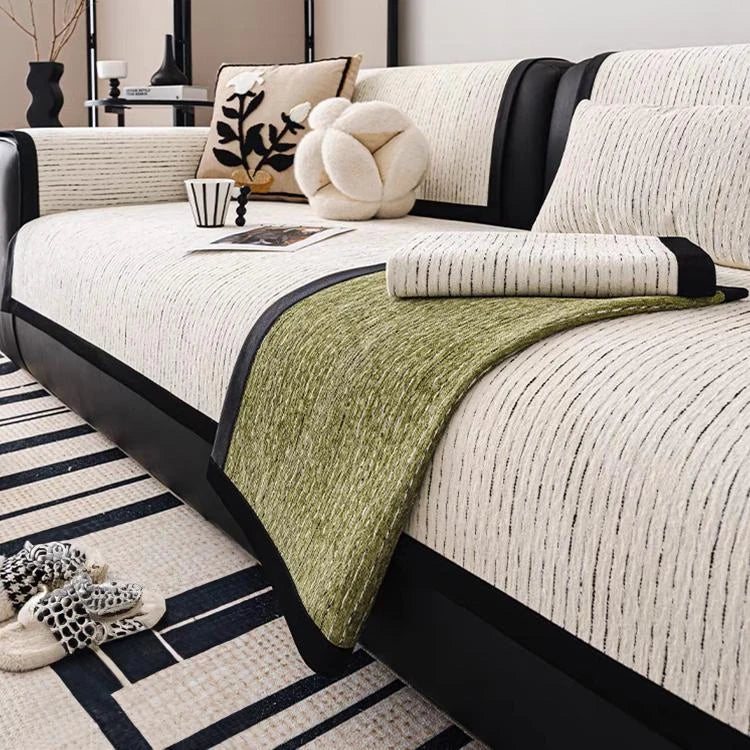 Chenille couch cover product view 1 Main image