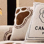 Brown Fleece couch cover variant