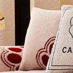Red Fleece couch cover variant