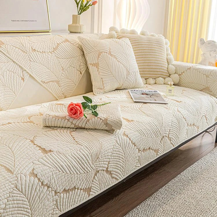 Cotton couch cover product view 1 Main image