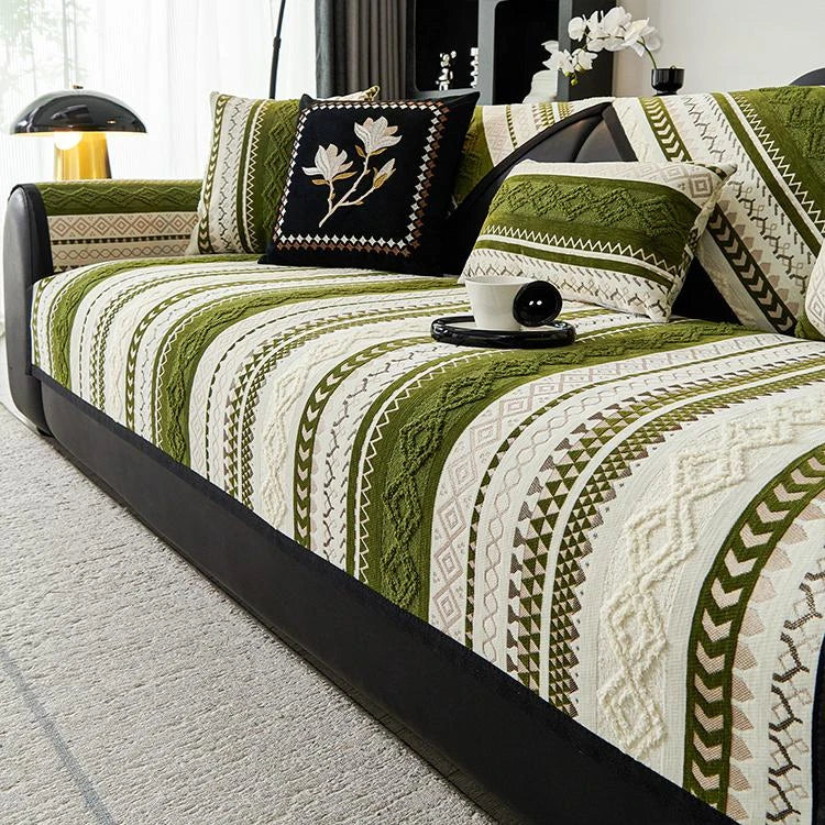 Chenille couch cover product view 1 Main image