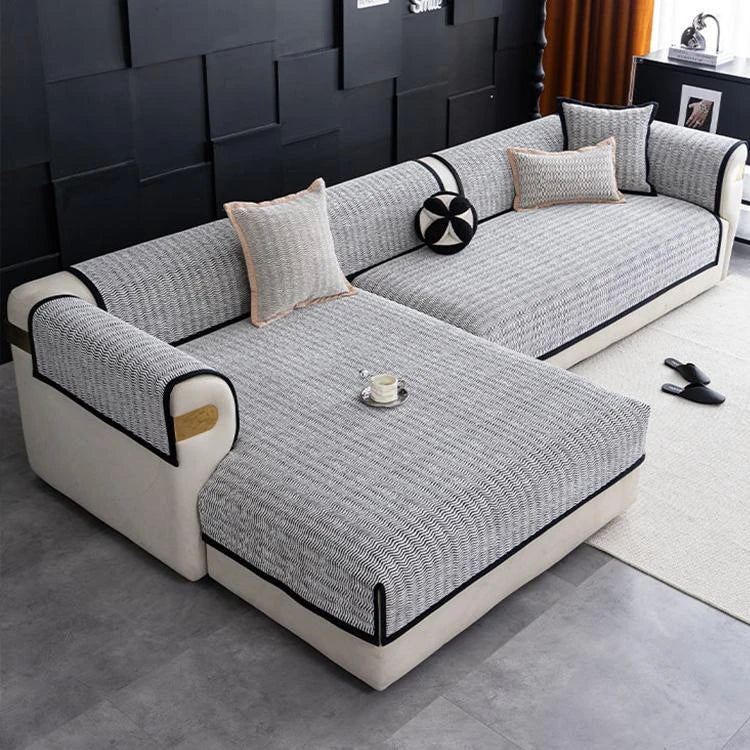 Chenille couch cover product view 4