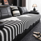 Black Chenille couch cover variant
