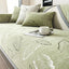 Green Chenille couch cover variant
