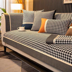 Gray Chenille couch cover variant