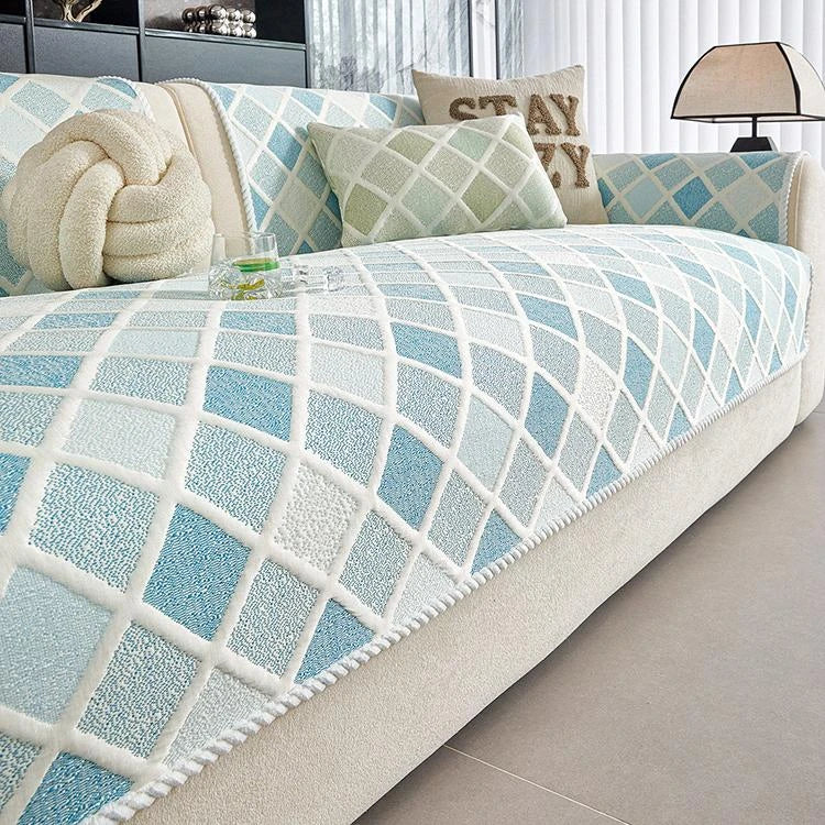 Blue Ice Silk couch cover variant
