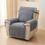 Dark gray Chenille couch cover variant