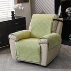 Green Chenille couch cover variant