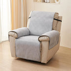 Light gray Chenille couch cover variant