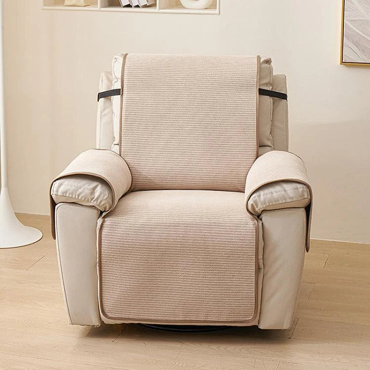 Khaki Chenille couch cover variant