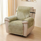 Green Chenille couch cover variant