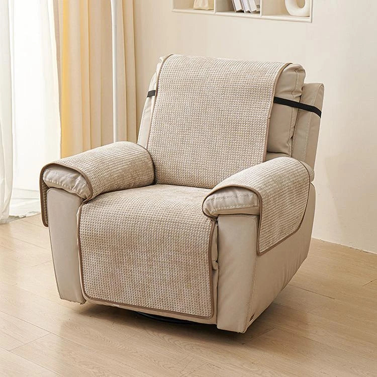 Khaki Chenille couch cover variant