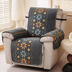 Dark gray Chenille couch cover variant