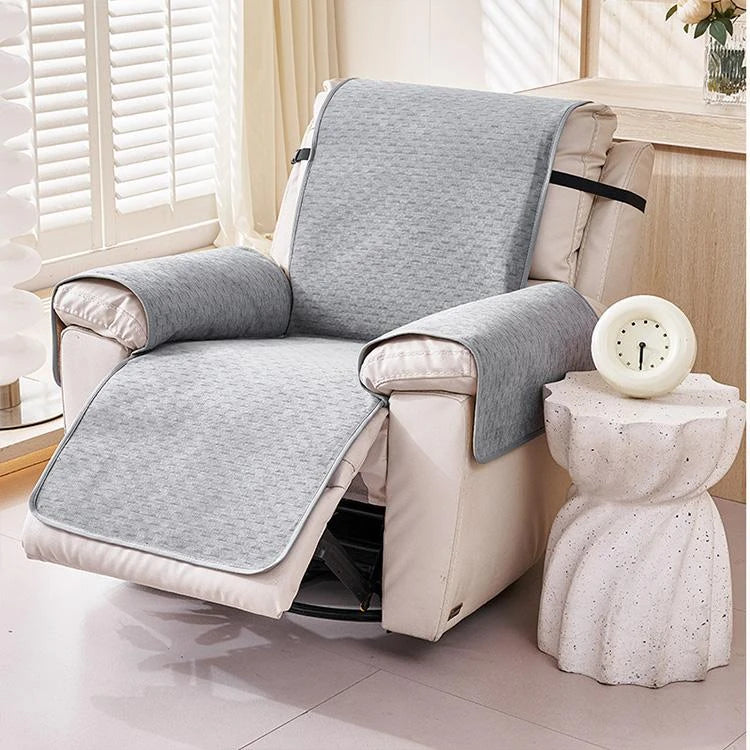 Gray Chenille couch cover variant