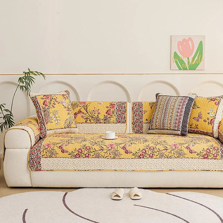 Color 28 Cotton couch cover variant
