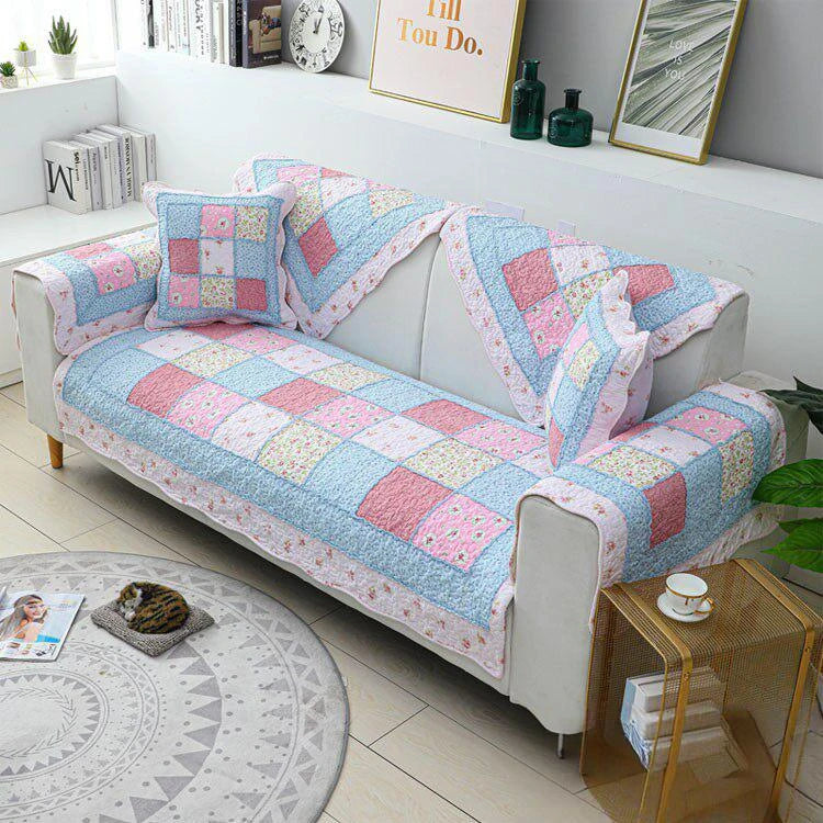 Color 5 Cotton couch cover variant