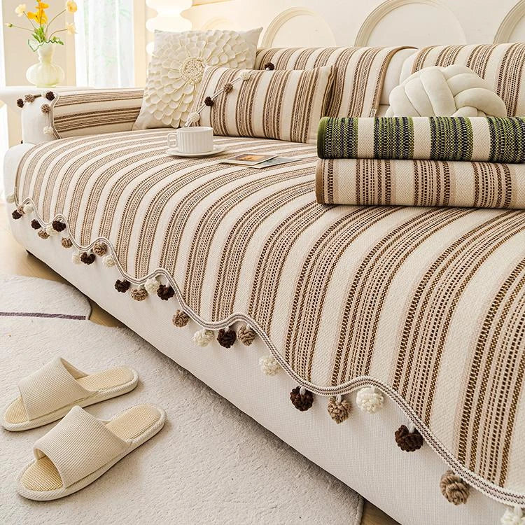 Chenille couch cover product view 1 Main image