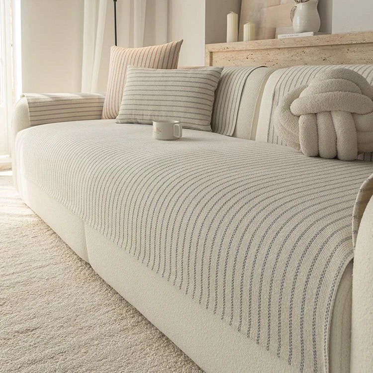 Gray Chenille couch cover variant