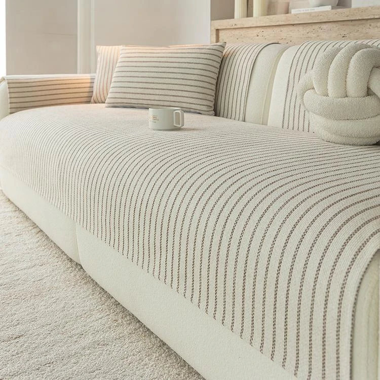 Chenille couch cover product view 1