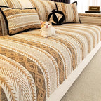Chenille couch cover product view 1